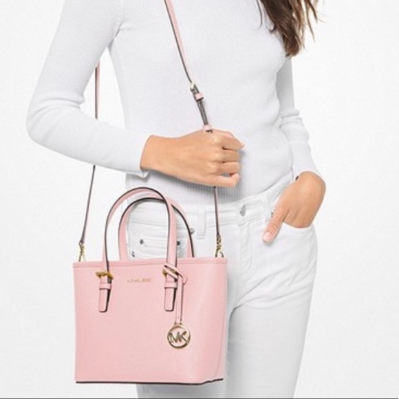 MICHAEL KORS XS CONVERTIBLE TOP ZIP TOTE OPTIC WHT - Picture 16 of 16